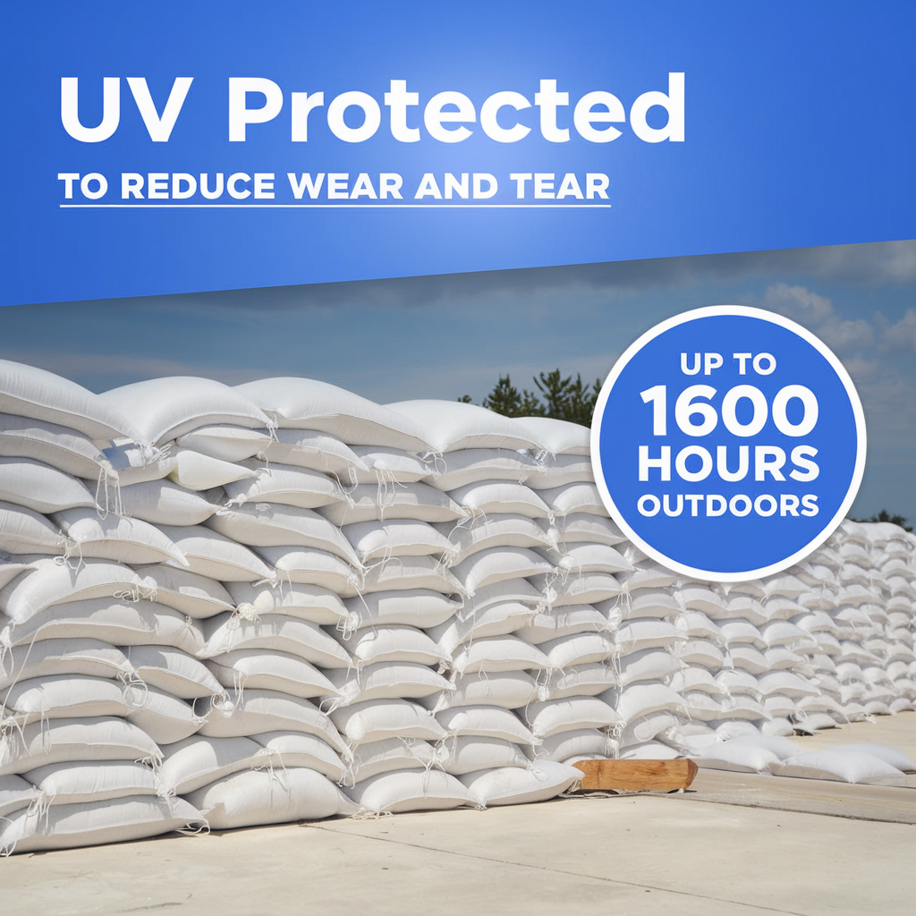 UV protected sand bags