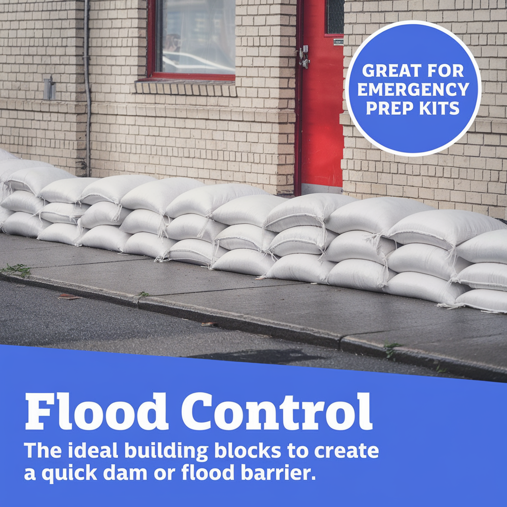 sandbags for flooding, flood control sandbags